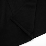 Women’s Fall Solid Color Sexy Deep V-Neck Slim Waist Fur Collar Dress