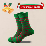 Plus Size Fall Winter Christmas Mid-Calf Gift Socks Cute Cartoon Holiday Socks