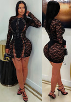 Women’s Lace See-Through Sexy Dress Women’s Lace See-Through Sexy Dress