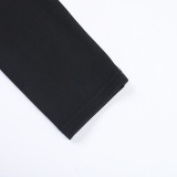 Women’s Fall Chic Stand Collar Cutout Long Sleeve Slim Fit Short Dress