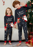 Kids’ Unisex Christmas Santa Claus Reindeer Printed Family Pajama Set