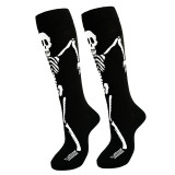 Unisex Fall Winter Halloween Skull Claw Cartoon Casual Calf Socks