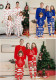 Women’s Christmas Gingerbread Printed Mother and Child Family Pajama Set
