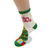 Unisex Fall Winter Christmas Cartoon Mid-Calf Holiday Socks