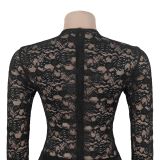 Women’s Lace See-Through Sexy Dress