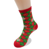 Unisex Fall Winter Christmas Cartoon Mid-Calf Holiday Socks