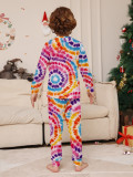 Women’s Santa Claus Print Christmas Family Pajama Set