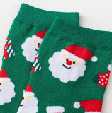 Women’s Fall Winter Christmas Mid-Calf Socks Cute Cartoon Snowman Reindeer Socks