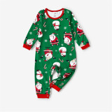 Women’s Christmas Letter Print Long Sleeve Plaid Family Pajama Set