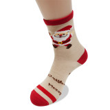 Unisex Fall Winter Christmas Cartoon Mid-Calf Holiday Socks
