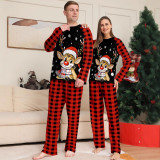 Women’s Santa Claus Print Christmas Family Pajama Set