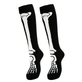 Unisex Fall Winter Halloween Skull Claw Cartoon Casual Calf Socks