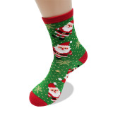 Unisex Fall Winter Christmas Cartoon Mid-Calf Holiday Socks