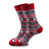 Unisex Fall Winter Christmas Cartoon Mid-Calf Holiday Socks