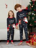 Kids’ Unisex Christmas Santa Claus Reindeer Printed Family Pajama Set