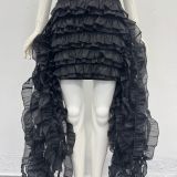Women Sexy Halter Neck Tassel Bandage Bodycon Dress