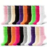 Women’s Ruffle Edge Knee-High Socks Cute Lace Trim Socks