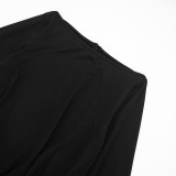 Women Autumn Sexy Off Shoulder Backless Bodycon Dress