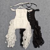 Women Sexy Halter Neck Tassel Bandage Bodycon Dress