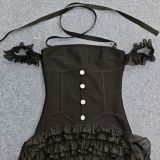 Women Sexy Halter Neck Tassel Bandage Bodycon Dress
