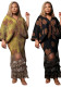 Women African Formal Party Printed Pleated Dress