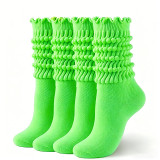 Women’s Ruffle Edge Knee-High Socks Cute Lace Trim Socks