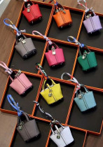 Coin Purse Charm PU Leather Keychain Earphone Bag Car Ornament Coin Purse Charm PU Leather Keychain Earphone Bag Car Ornament