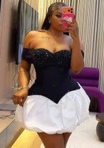 Women Sexy Strapless Off Shoulder Bandage Dress