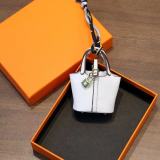 Coin Purse Charm PU Leather Keychain Earphone Bag Car Ornament