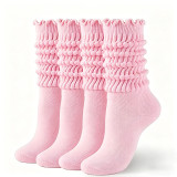 Women’s Ruffle Edge Knee-High Socks Cute Lace Trim Socks