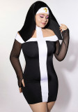 Halloween Women's Nun Cosplay Costume
