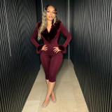 Fall Winter Women's Zebra Print Fuzzy Long Sleeve Sexy Slim Fit Jumpsuit