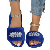 Women Fluffy Slide Sandals