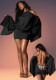 Women Off Shoulder Backless Sexy Batwing Sleeve Beach Bodycon Dress