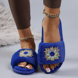 Women Fluffy Slide Sandals
