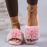 Women Fluffy Slide Sandals