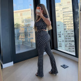 Women Sexy Short Sleeve Top & Pant Two Piece Set
