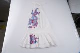 Women Holiday Printed Elegant Backless Halter Neck Dress