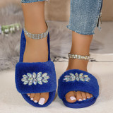 Women Fluffy Slide Sandals
