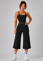 Women Cami Yoga Tank Top & Pant Fitness Two Piece Set Women Cami Yoga Tank Top & Pant Fitness Two Piece Set
