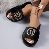 Women Fluffy Slide Sandals