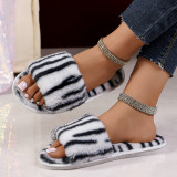 Women Fluffy Slide Sandals