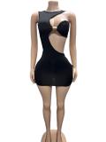Women’s Embellished Asymmetrical One-Shoulder Ruched Stretch Slim Fit Top