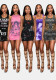 Women’s Printed Sleeveless Bodycon Mini Dress