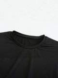 Women Autumn Black Halloween Ghost Pumpkin Print T-Shirt Top