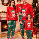 Christmas Family Matching Little Deer Letter Print Pajama Set