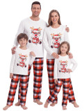 Christmas Family Matching Little Deer Letter Print Pajama Set