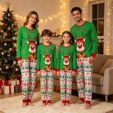 Christmas Long Sleeve Family Matching Red and Black Plaid Pajama Set