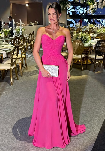 Women Elegant European Bridesmaid Dress Formal Party Evening Dress