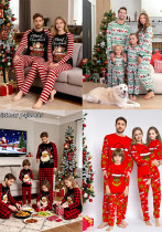 Christmas Long Sleeve Family Matching Red and Black Plaid Pajama Set Christmas Long Sleeve Family Matching Red and Black Plaid Pajama Set